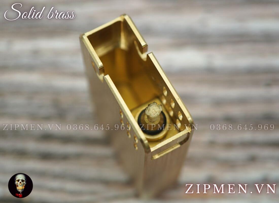 Hộp quẹt bằng đồng thau