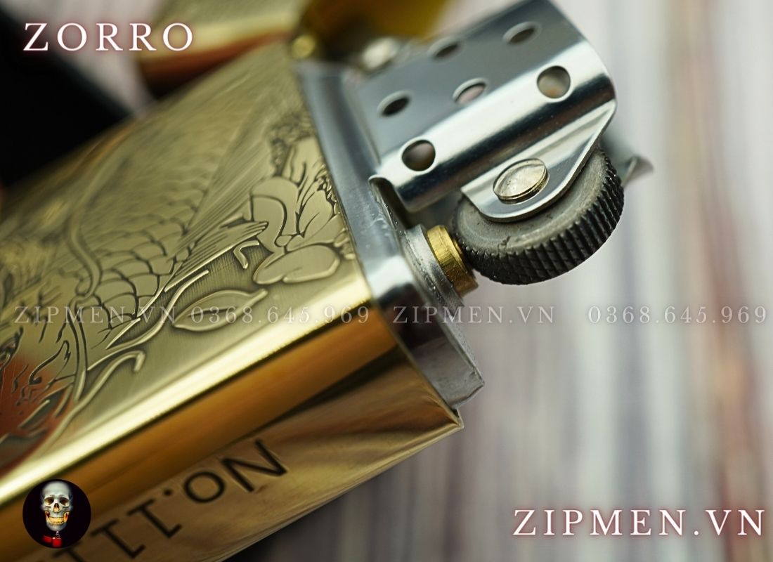 Bật lửa Zorro cá chép hoá rồng limited giá rẻ