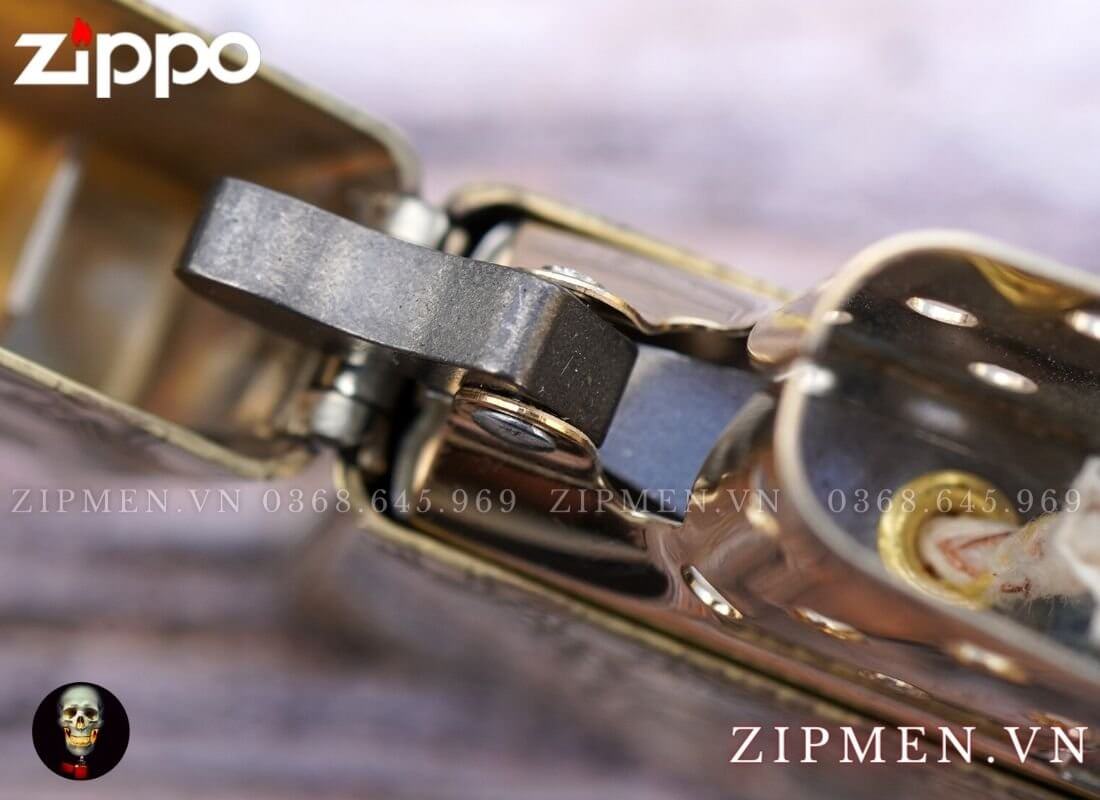 zippo armor chủ đề rồng vàng
