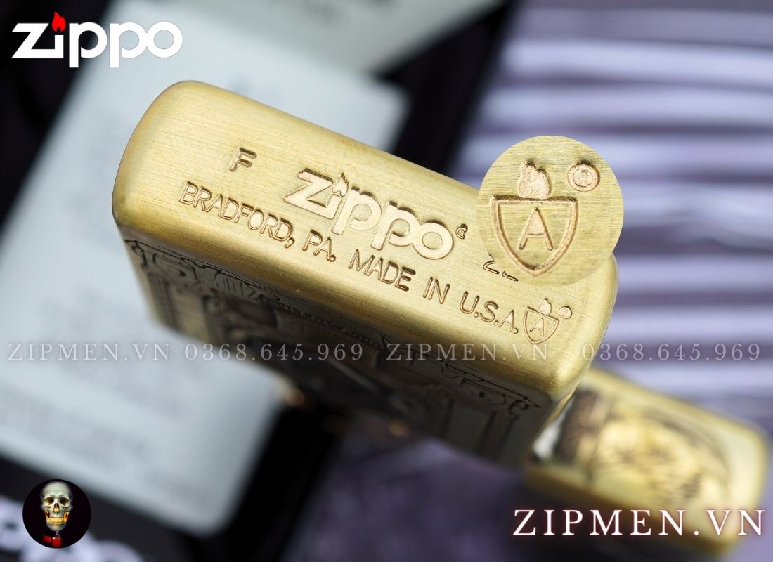 Zippo armor limited hội tam điểm