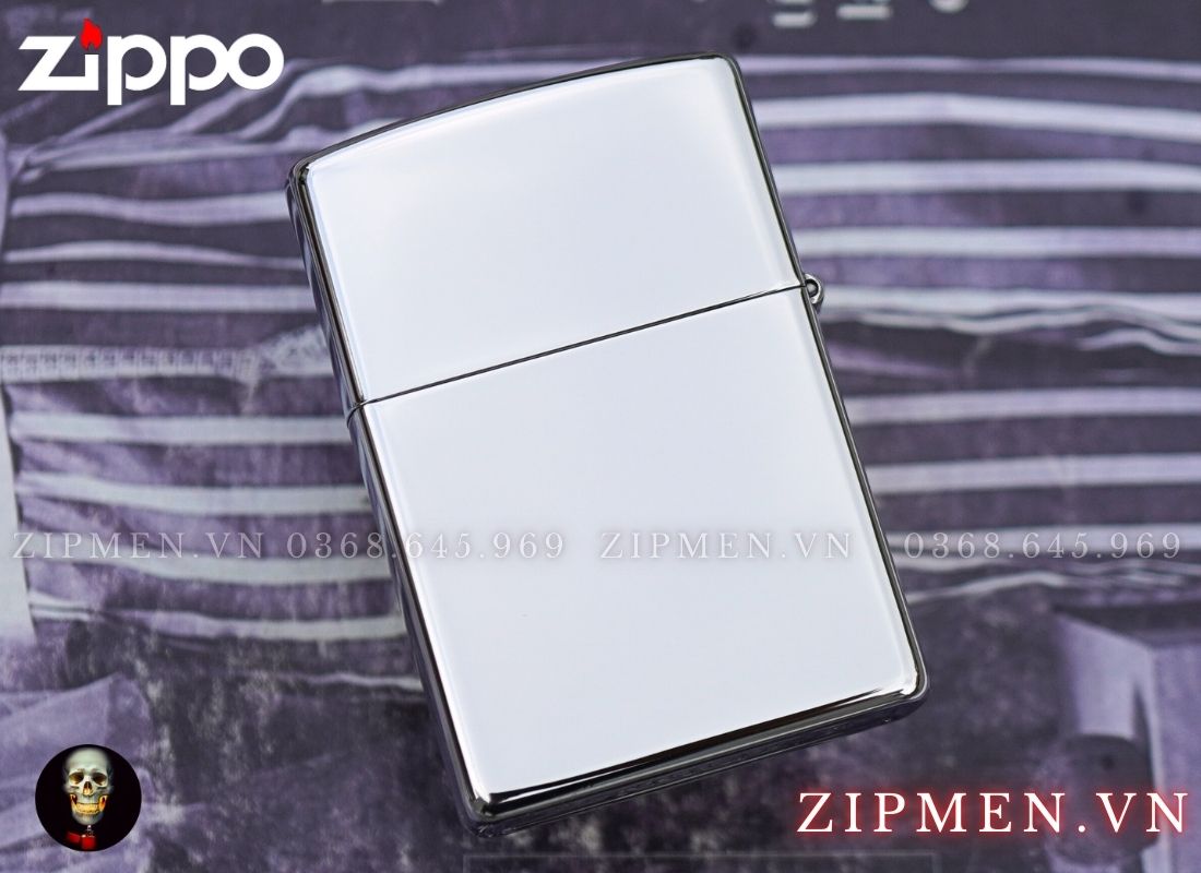 Bật lửa Zippo USA hình bản đồ Việt Nam màu trắng