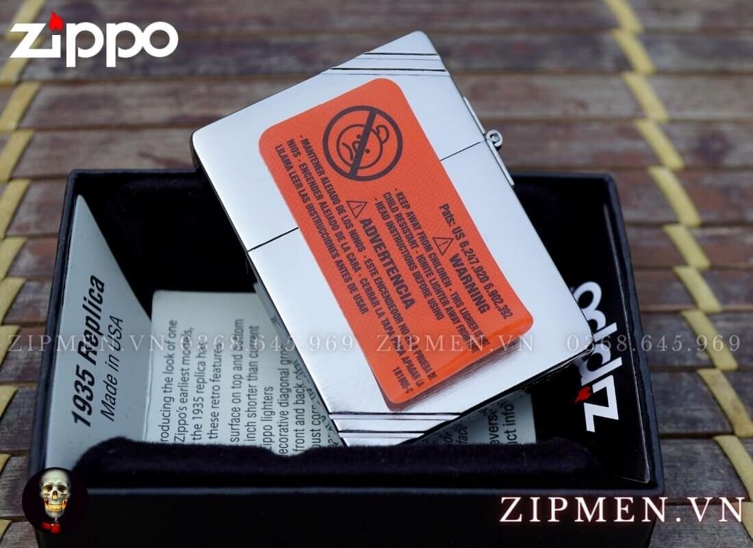 Bật lửa replica 1935 vát 2 góc | Zippo cao cấp