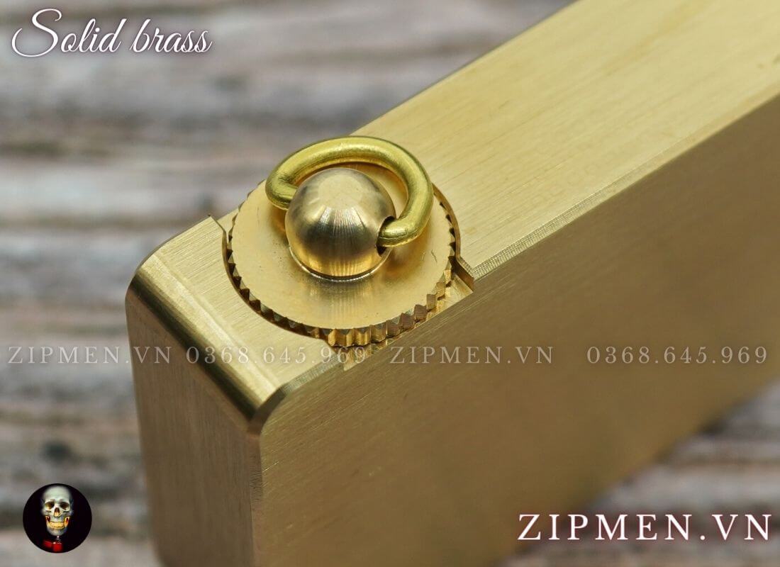 Hộp quẹt bằng đồng thau