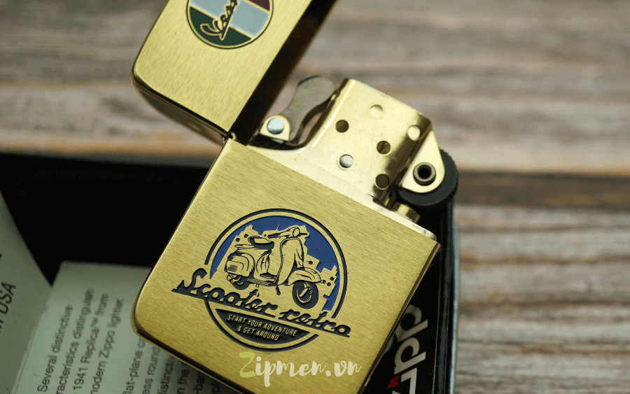 Buồng đốt zippo replica xe máy vespa