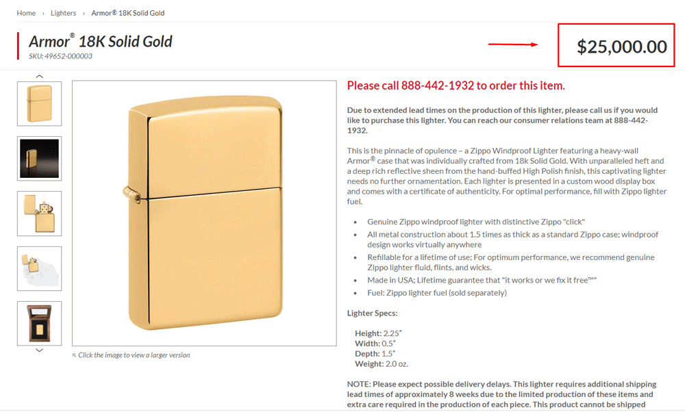 cay-zippo-vang-khoi-armor-gan-600-trieu-dong