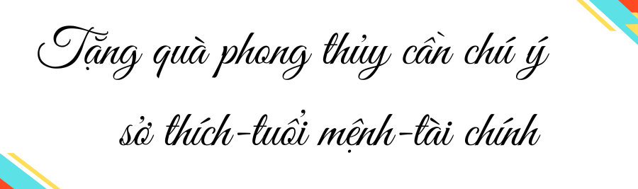 Quà tặng phong thuỷ