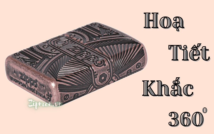 Zippo antique copper