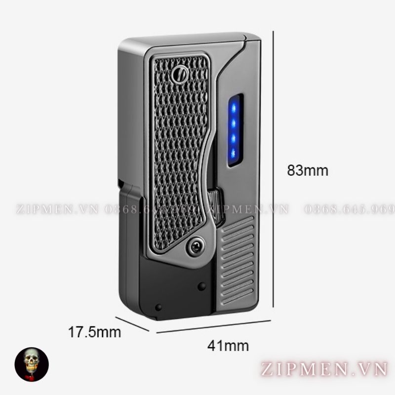 bật lửa khò ga tia plasma hình khẩu súng