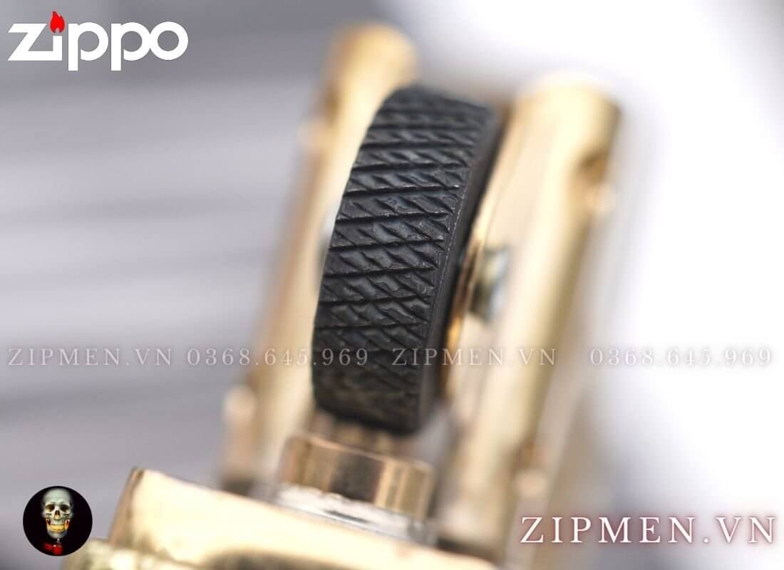 Bật lửa zippo armor vỏ dày hình mặt quan vân trường cao cấp chính hãng