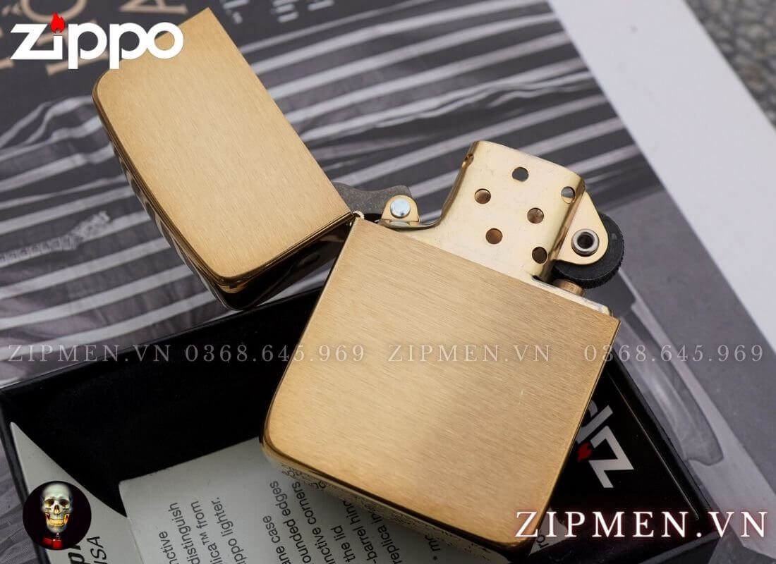 Bật lửa zippo USA tái bản replica 1941 brass cao cấp | Zippo chính hãng