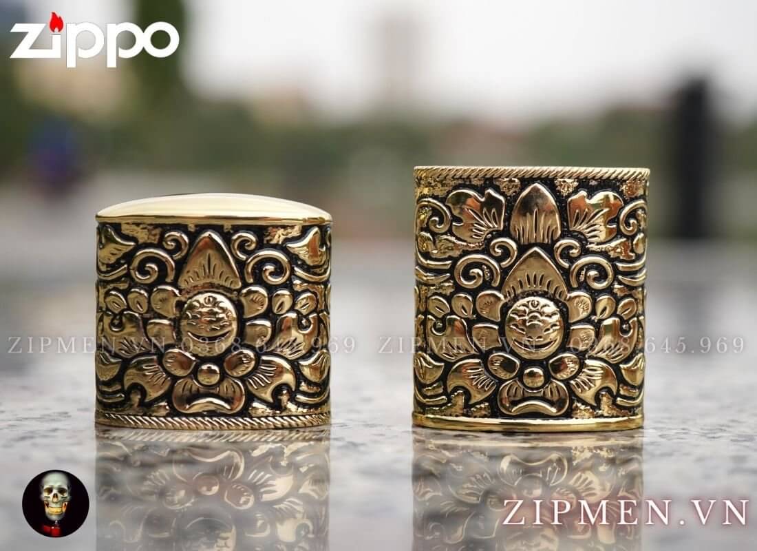 Bật lửa zorro hoài cổ màu vàng cao cấp giá rẻ | Bật lửa zorro Hồng Kông chính hãng