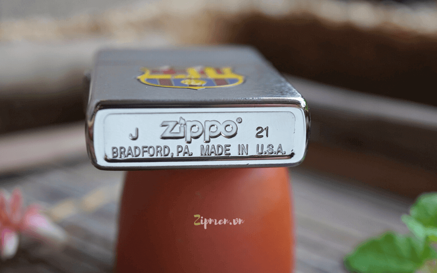 Mộc đáy Zippo usa Barcelona