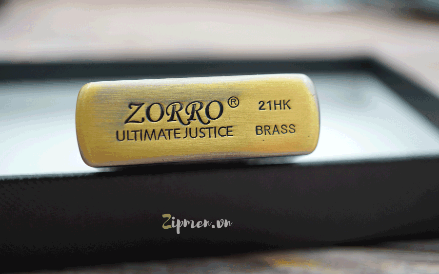 Mộc đáy bật lửa Zorro kỳ lân