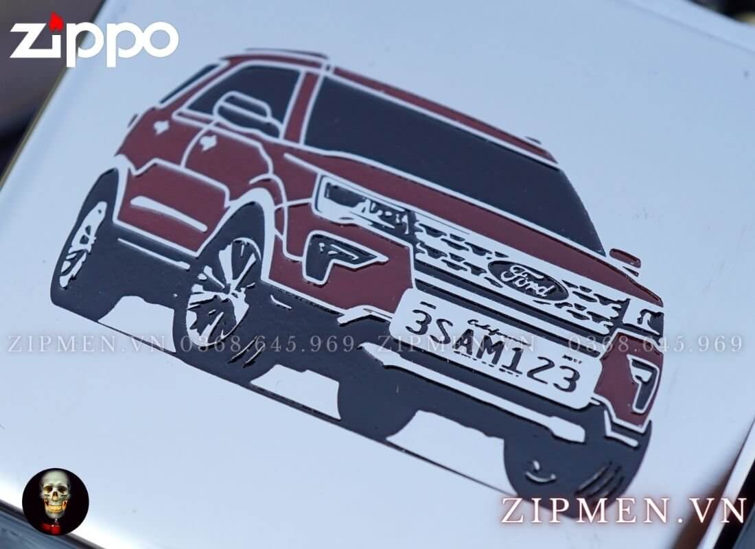 Hộp quẹt zippo usa chủ đề xe ford explorer | Bật lửa zippo chính hãng