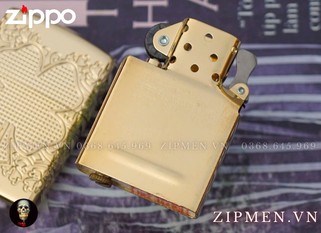 zippo 46301 elegant clover design