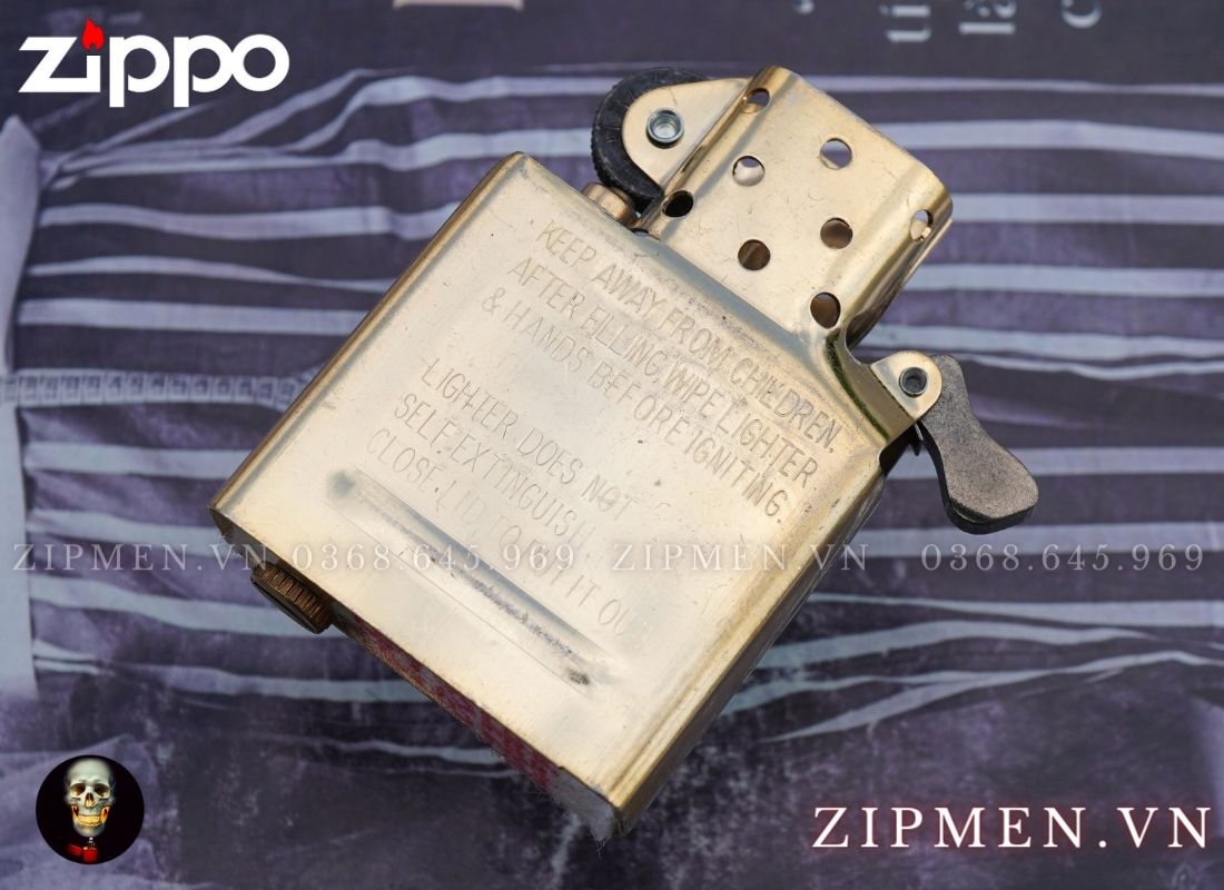 zippo armor 169 vàng bóng trơn