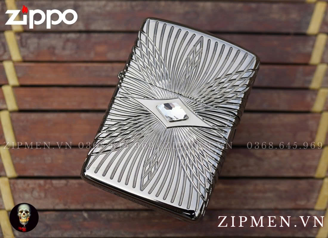 Zippo USA 49291 Patterm Armor Black Ice
