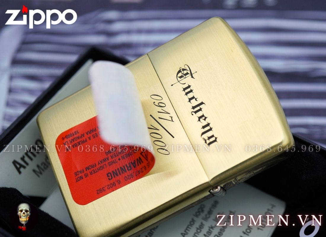 Zippo armor limited hội tam điểm