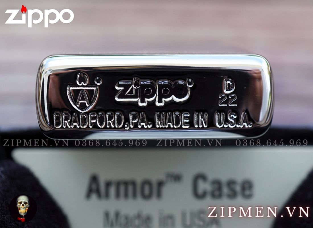 zippo usa slim armor chính hãng