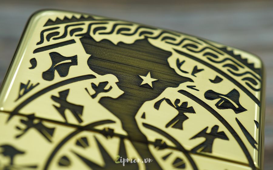 Hoạ tiết khắc chìm sâu tinh tế sắc nét