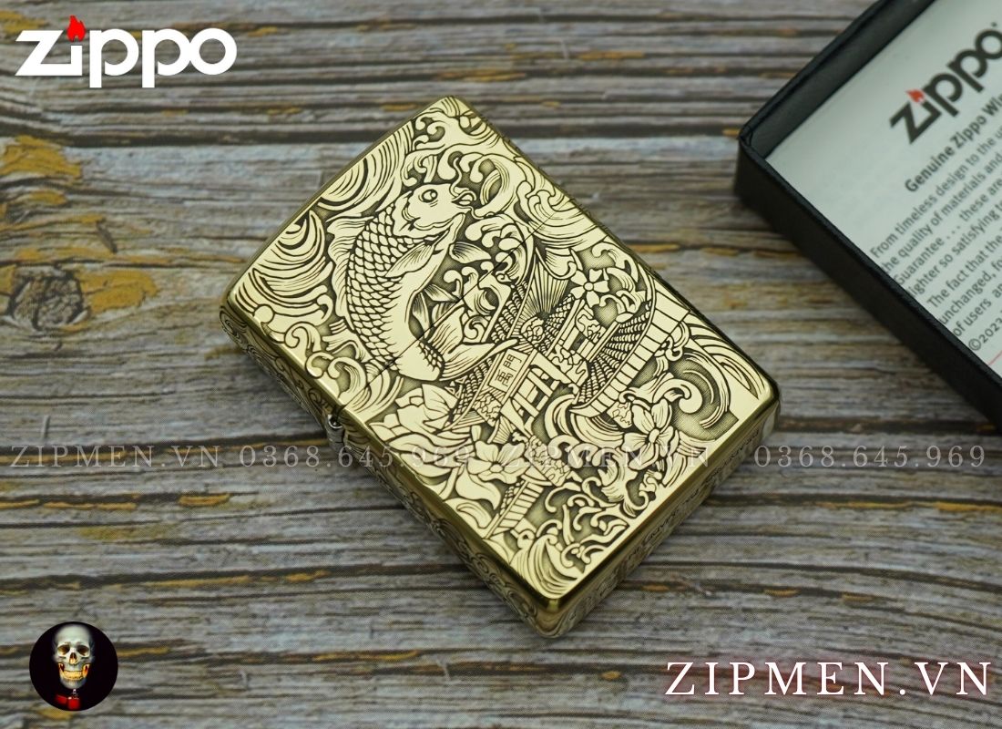 zippo-ca-chep-hoa-rong