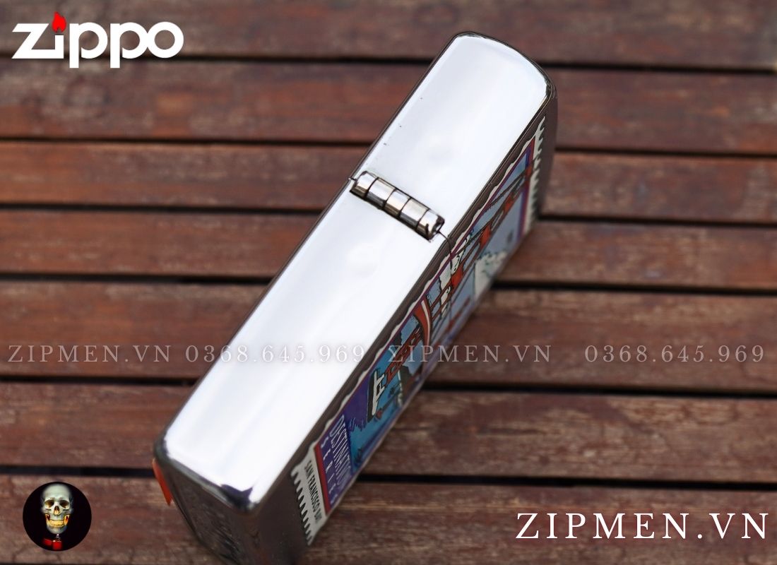 Zippo la mã mộc kép năm 2000 XVI chủ đề San Francisco Bay