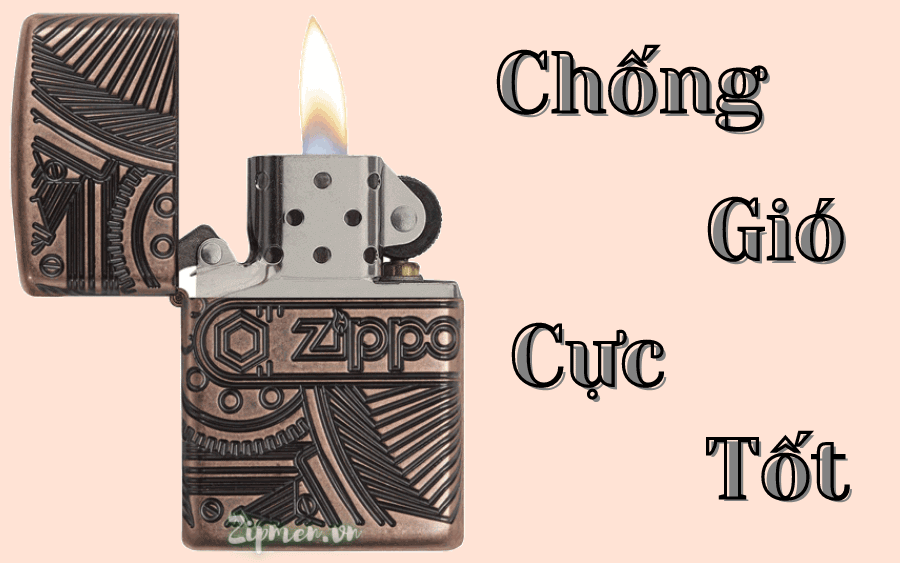 Zippo antique copper