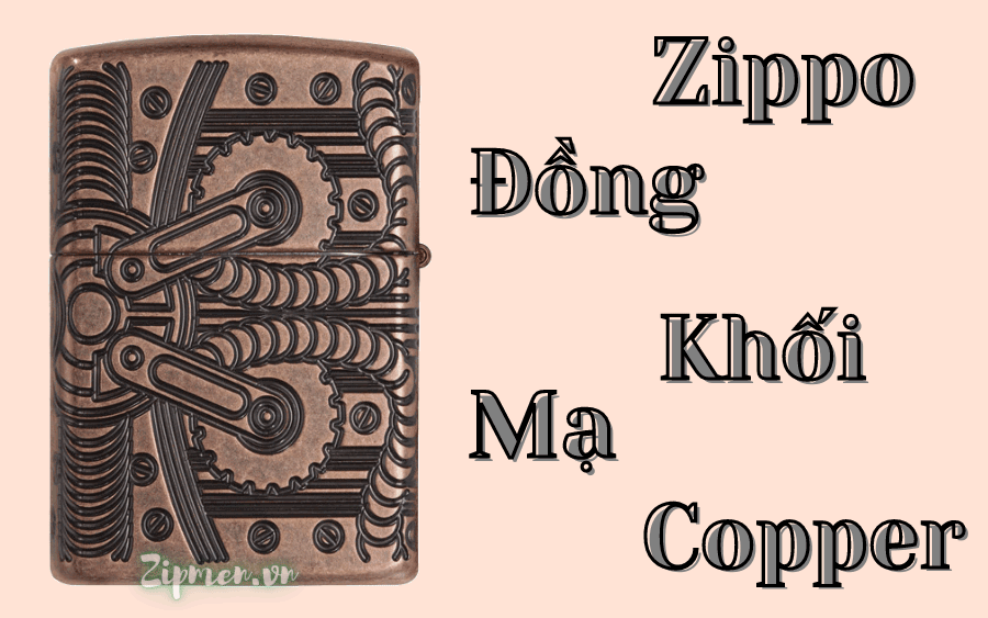 Zippo antique copper