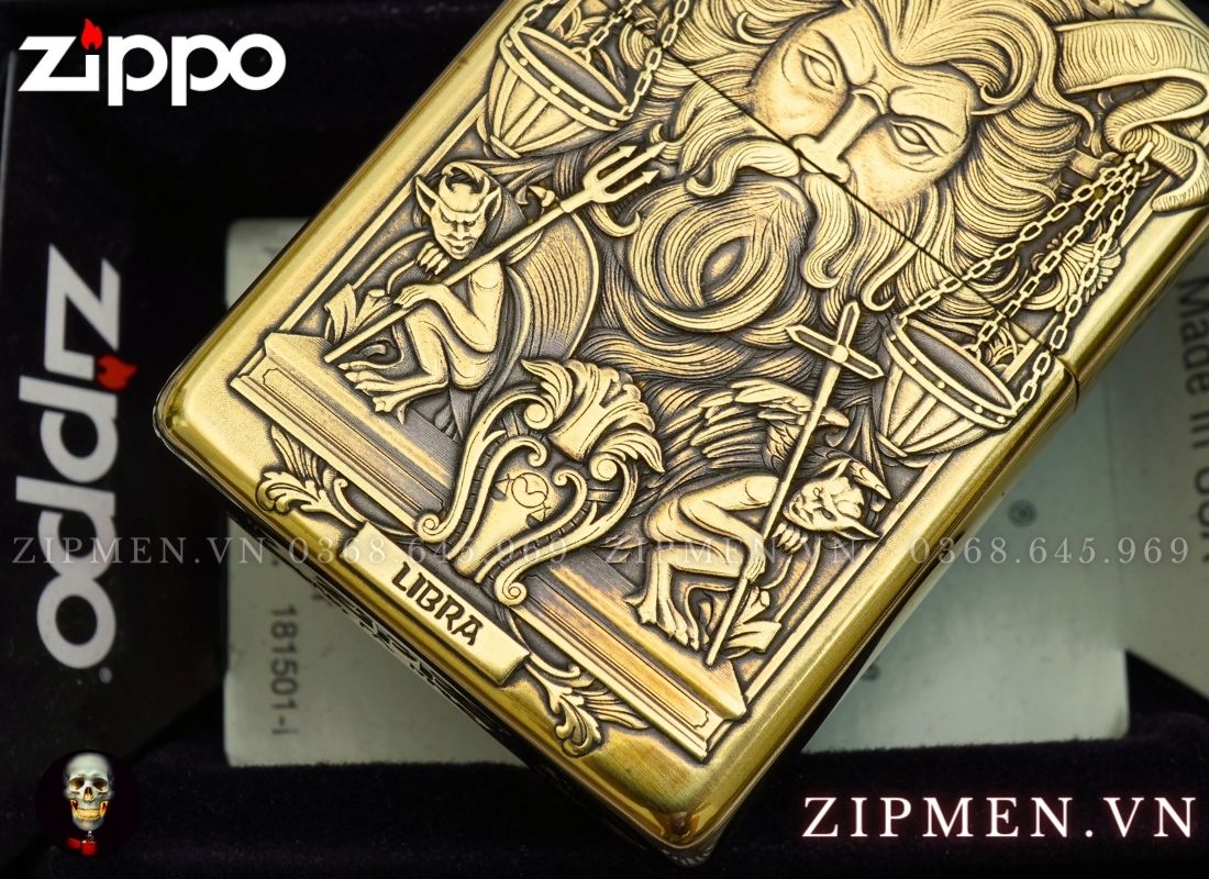 Zippo xuất nhật cung hoàng đạo thiên bình