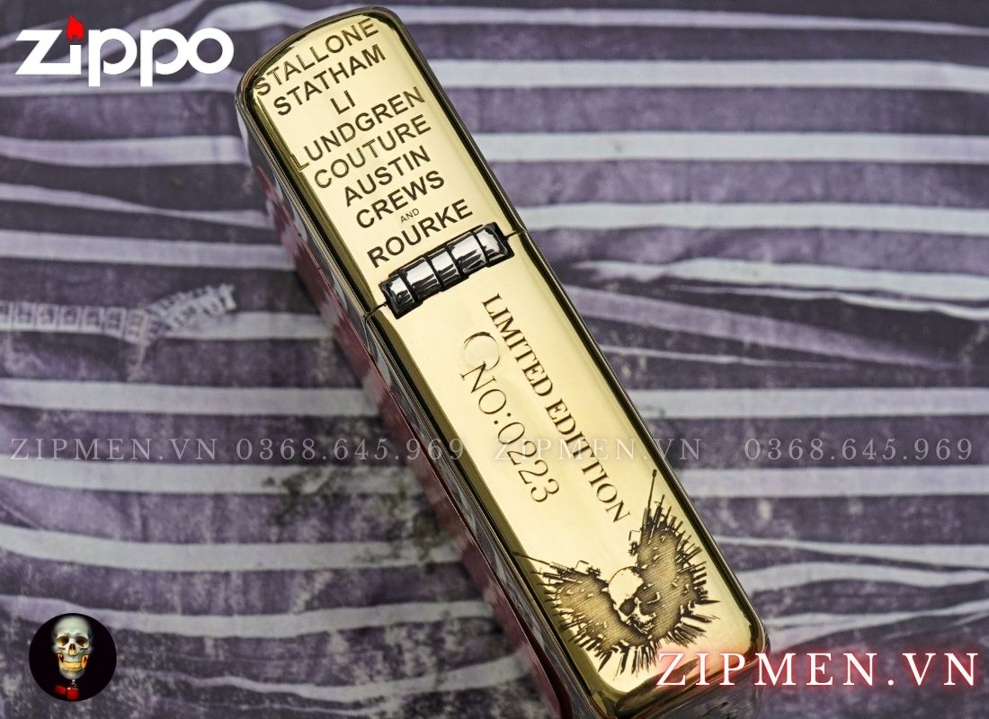 Zippo armor chủ đề The Expendables biệt đội đánh thuê limited edition