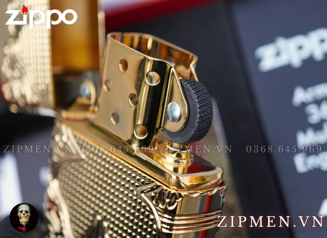 zippo 46301 elegant clover design