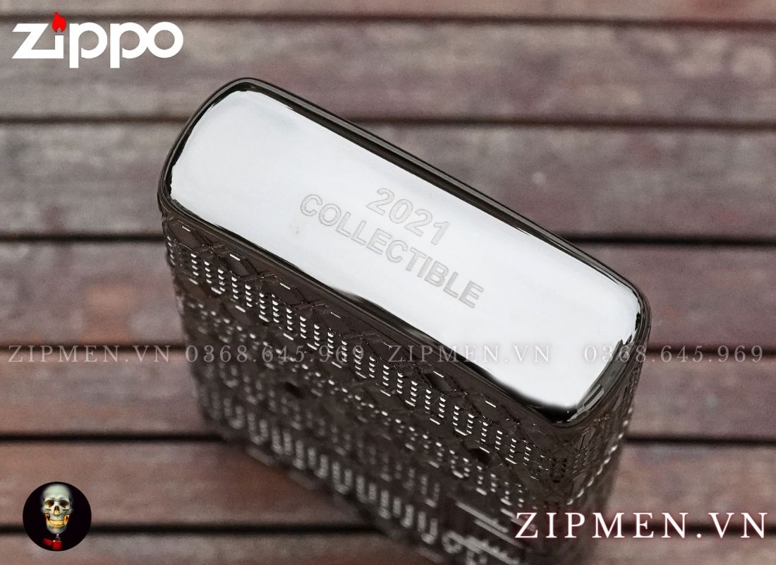 Bật lửa Zippo armor Harley Davidson Collectible 2021 phiên bản armor màu đen xám