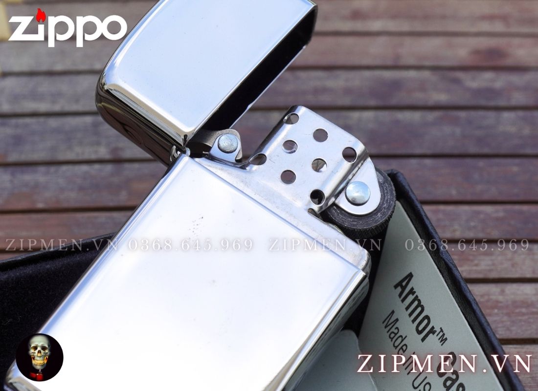 zippo usa slim armor chính hãng