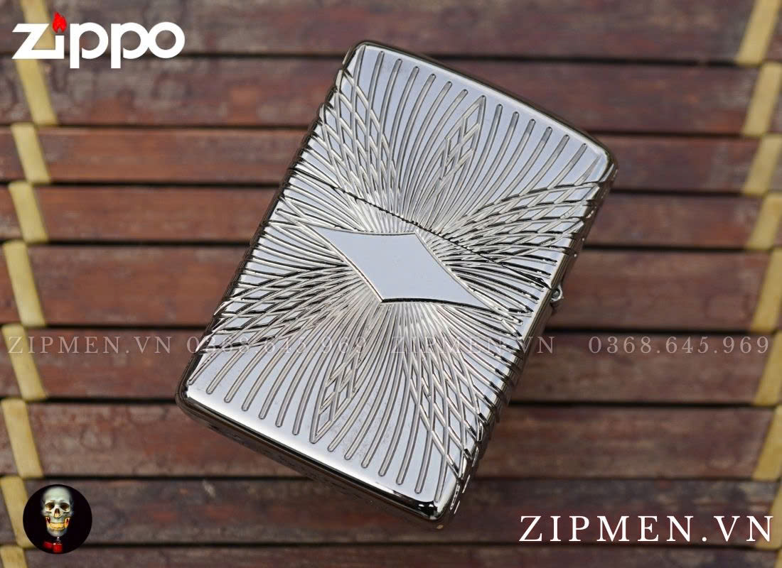 Zippo USA 49291 Patterm Armor Black Ice