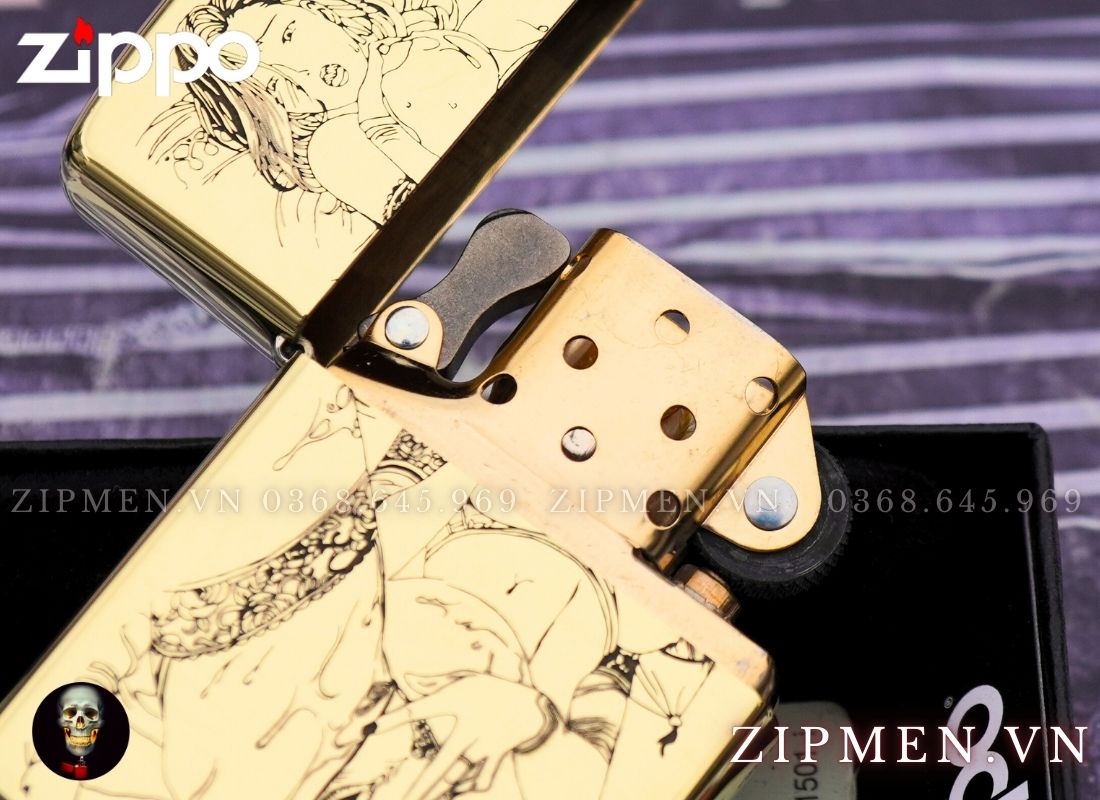 Bật lửa zippo armor chủ đề cô gái quyến rủ sexy girl