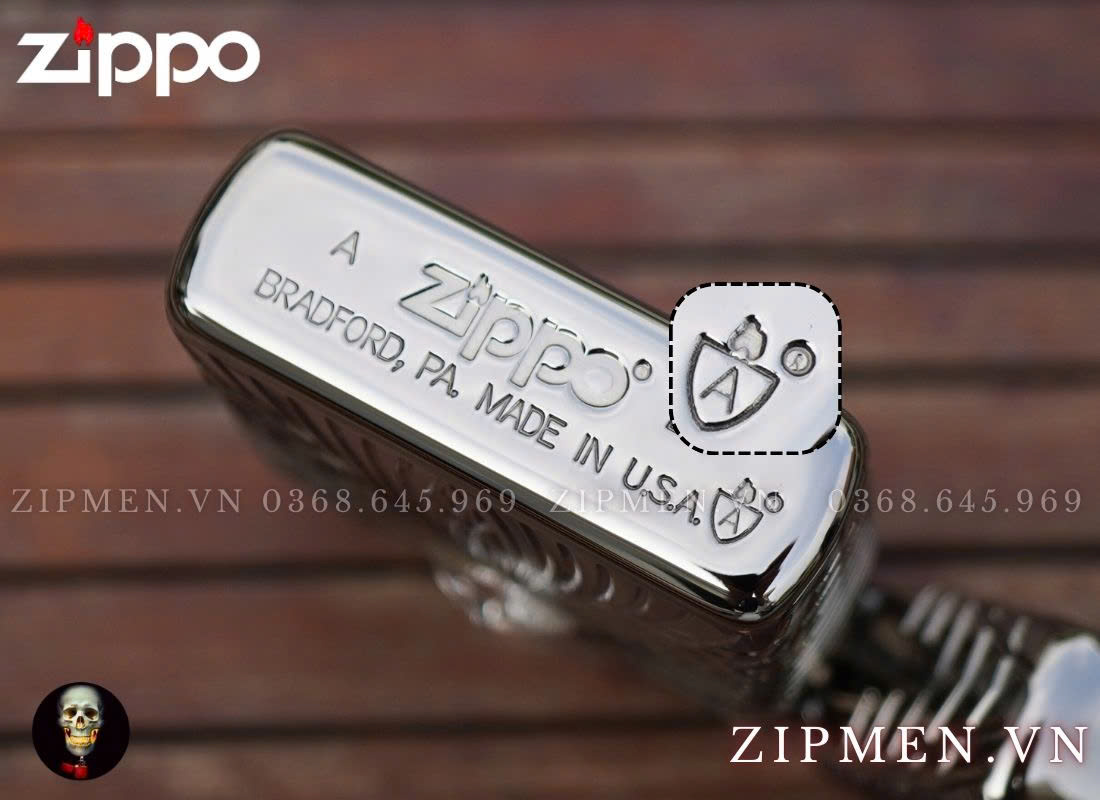 Zippo USA 49291 Patterm Armor Black Ice