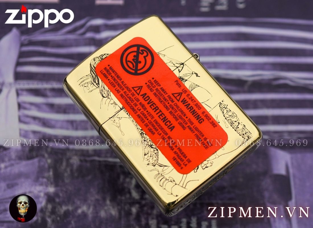 Bật lửa zippo armor chủ đề cô gái quyến rủ sexy girl