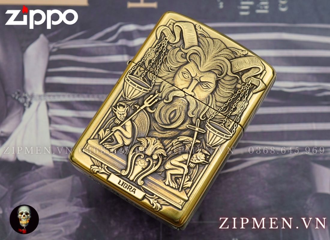 Zippo xuất nhật cung hoàng đạo thiên bình