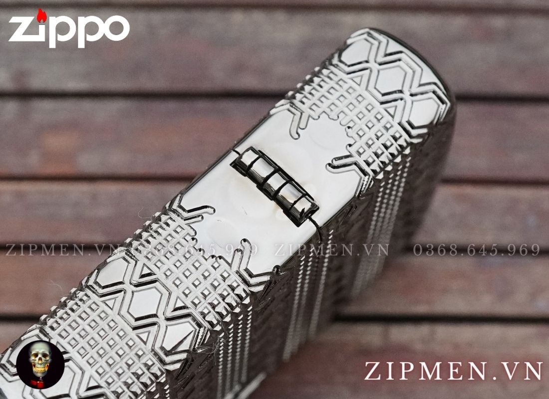 Bật lửa Zippo armor Harley Davidson Collectible 2021 phiên bản armor màu đen xám