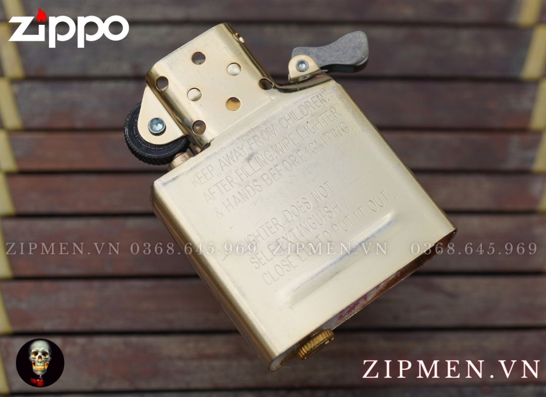zippo armor cao cấp chủ đèn hình mặt hổ