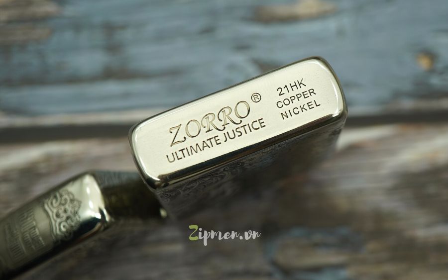 Mộc đáy bật lửa Zorro long phượng