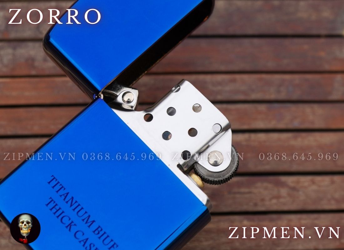 Zorro đồng thau mạ crom titanium màu xanh siêu bền