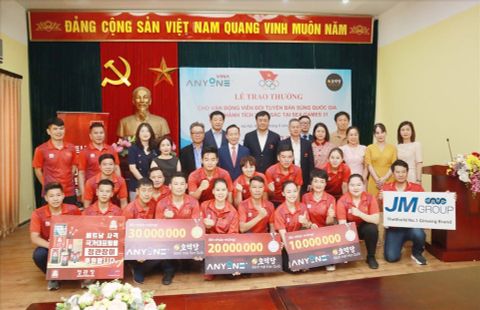 JM Group và KGC Jung Kwan Jang hân hạnh tài trợ, tặng mừng thành công của đội tuyển bắn súng Việt Nam tại SEA Games 31