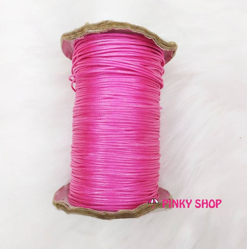 Dây cói làm Dreamcatcher handmade màu hồng đậm - Mã DCHĐ1