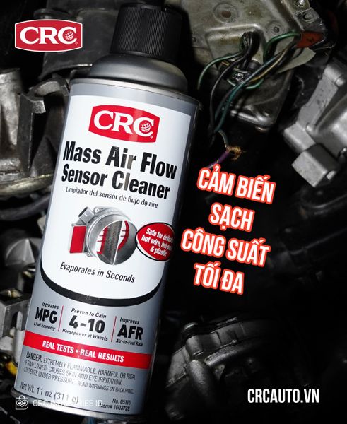 Tối ưu hóa hiệu suất ô tô của bạn với sản phẩm CRC Mass Air Flow Sensor Cleaner!