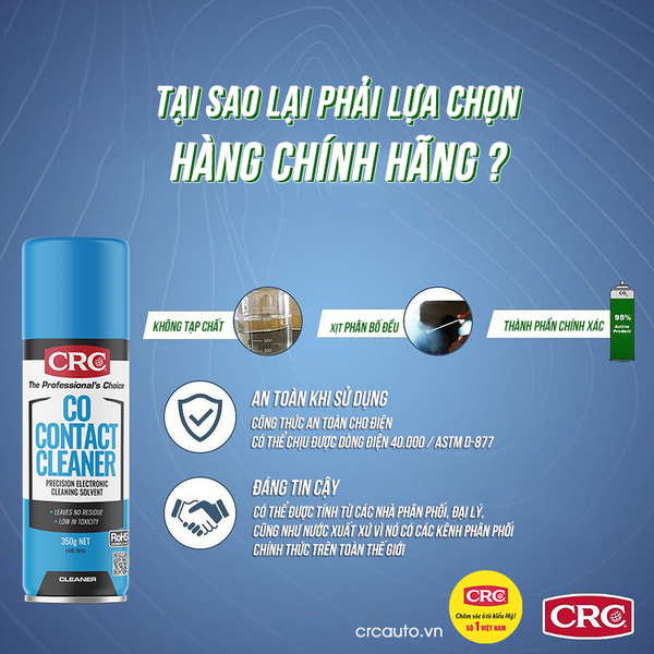 CRC Co Contact Cleaner - 2016, chính hãng