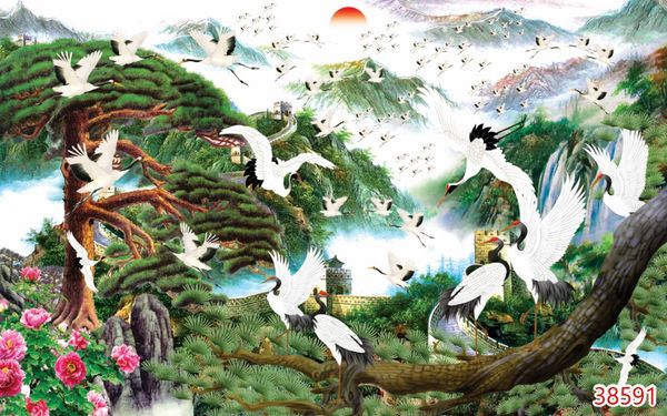 Ý nghĩa và cách treo tranh tùng hạc diên niên