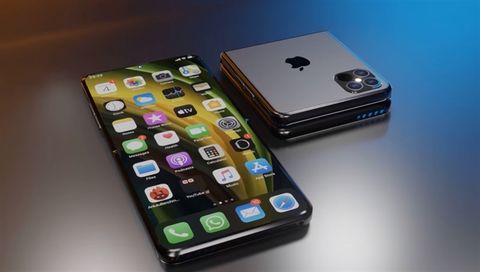 Đây là một trong hai thiết kế điện thoại iPhone gập có thể ra mắt vào năm 2022