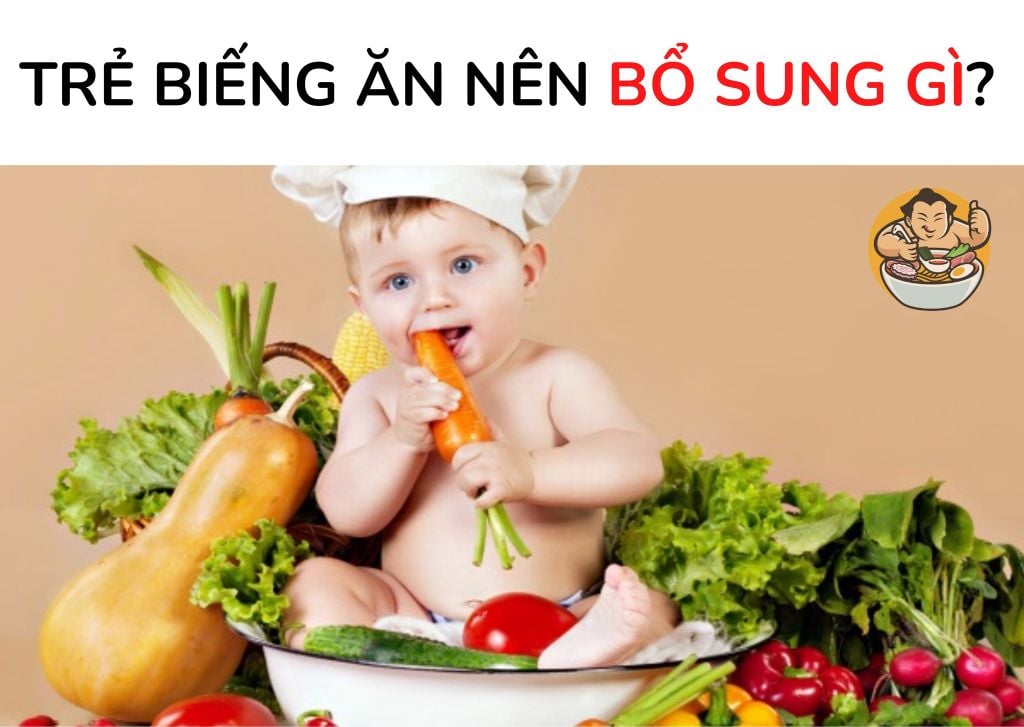 TRẺ BIẾNG ĂN NÊN BỔ SUNG GÌ?