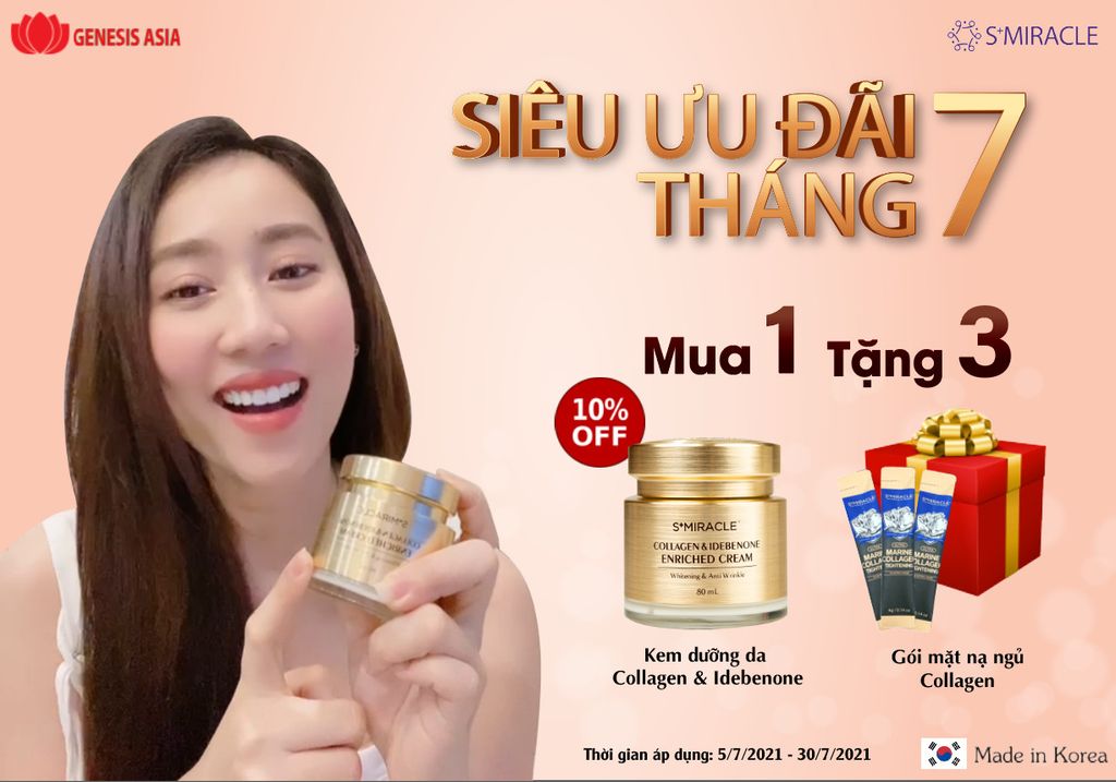 HUỲNH HỒNG LOAN- NGỌC NỮ MỚI CỦA ĐIỆN ẢNH VIỆT - MÊ TÍT KEM COLLAGEN S+MIRACLE